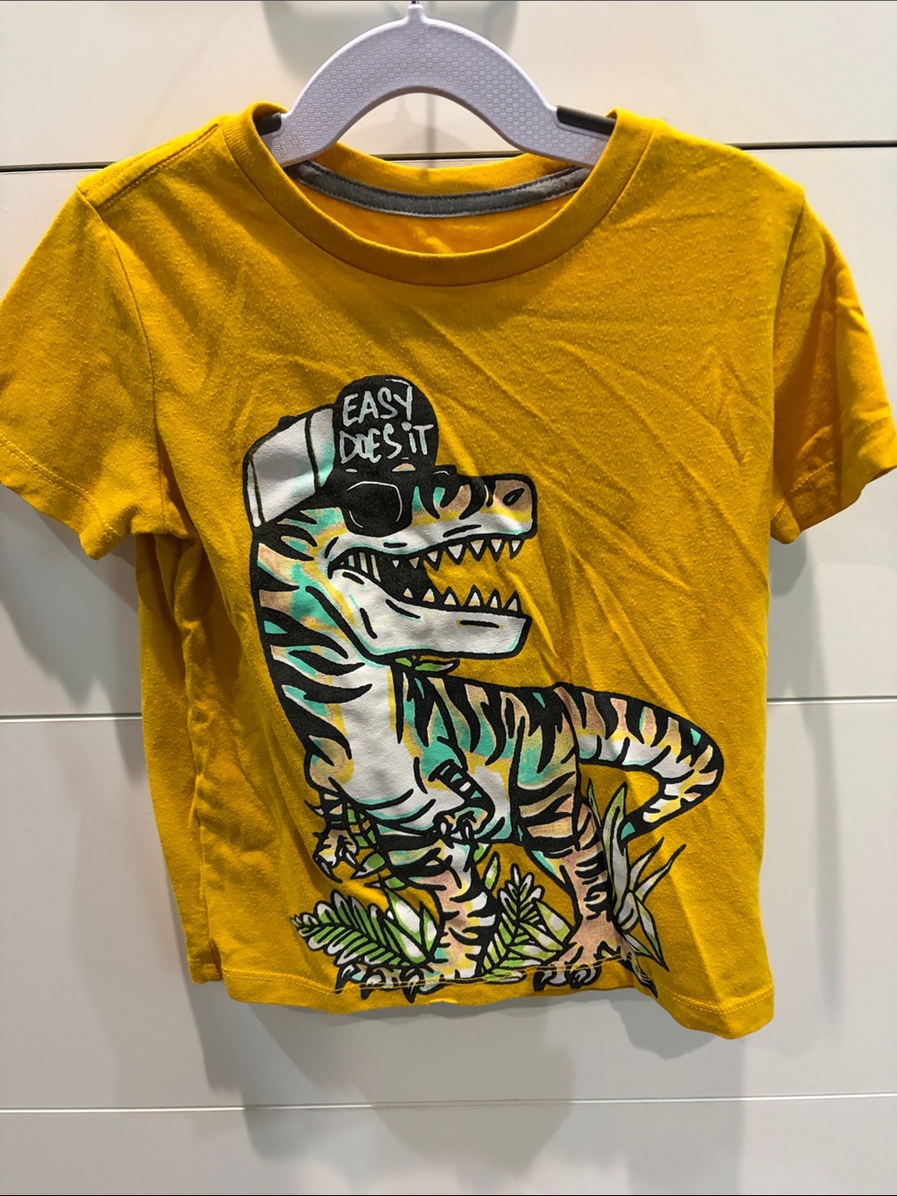 Old Navy Yellow Kids' Dino Graphic Tee